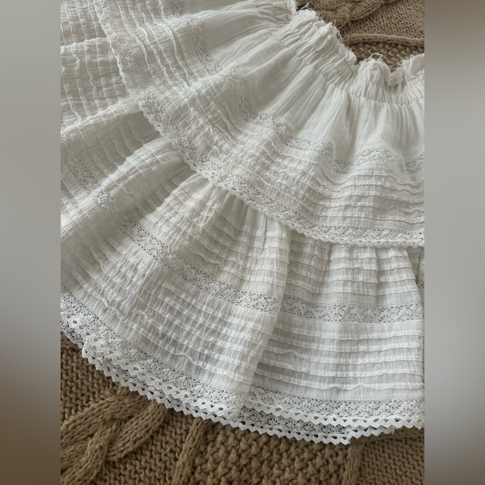 Aerie ruffle white skirt - Picture 5 of 5